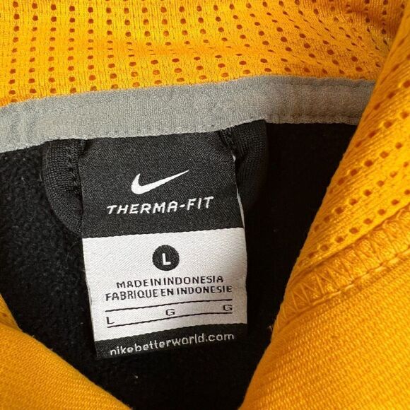 Los Angeles Rams Sweatshirt Mens Large Black Yellow Nike NFL Football Hoodie - Picture 3 of 16